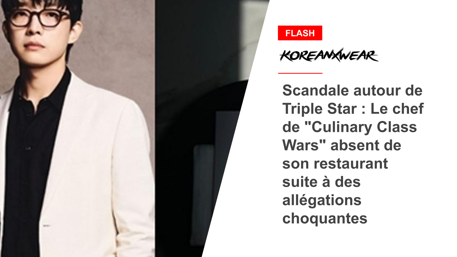 Scandale autour de Triple Star : Le chef de
