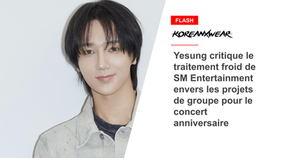 Yesung critique le traitement froid de SM Entertainment envers les projets de groupe pour le concert anniversaire