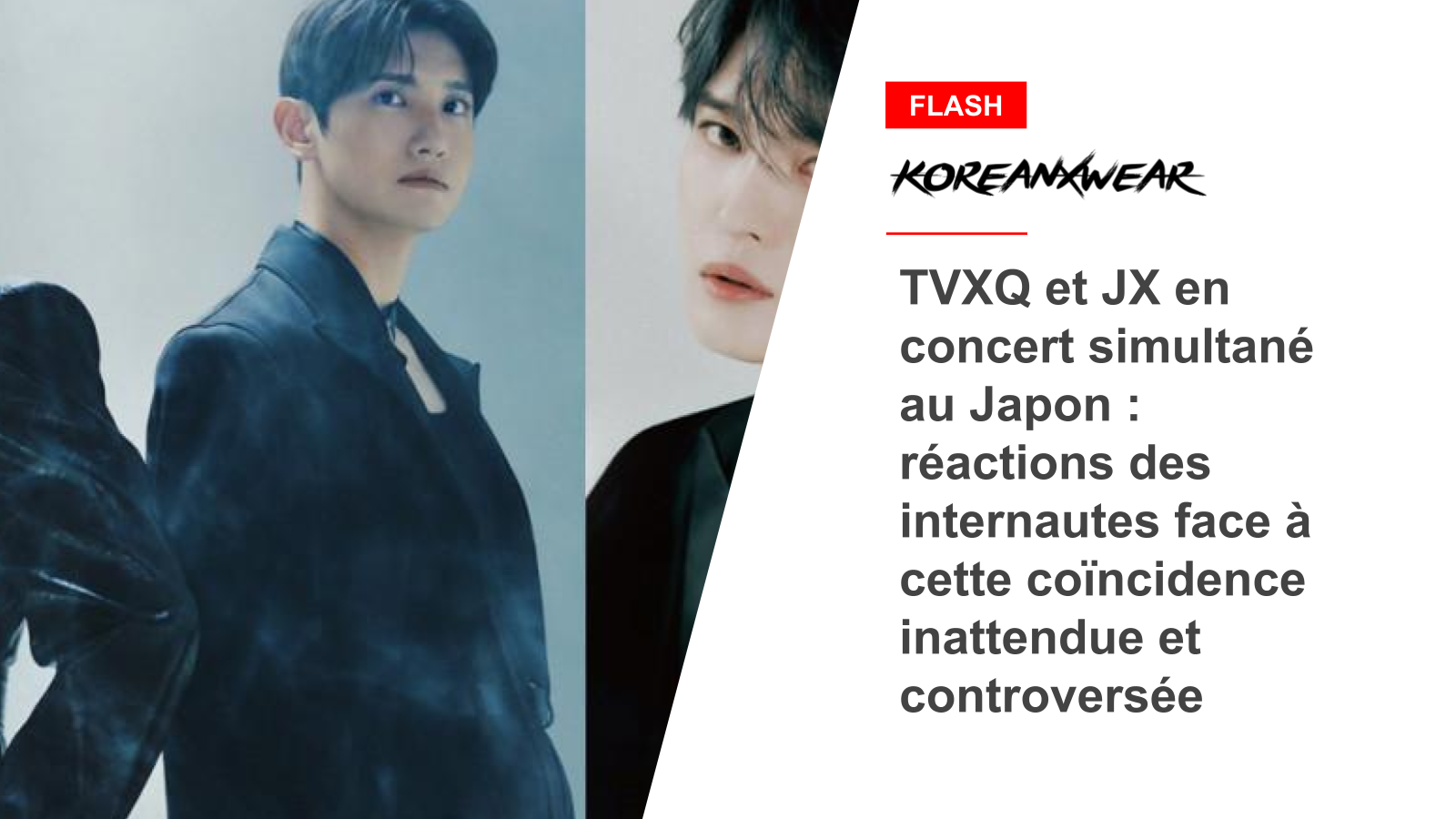 TVXQ and JX in simultaneous concert in Japan: Internet users react to this unexpected and controversial coincidence 