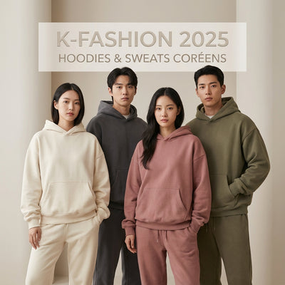 Hoodies & Sweats Coréens 2025 : Style K-Fashion Confortable
