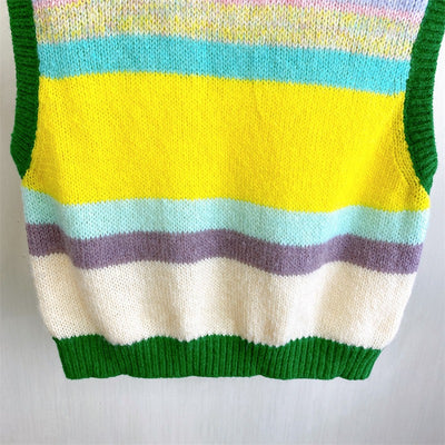 Korean Sleeveless Knitted Vest