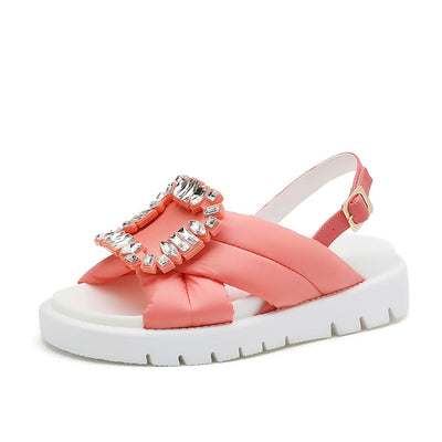 Korean Buckle Flat Sandals