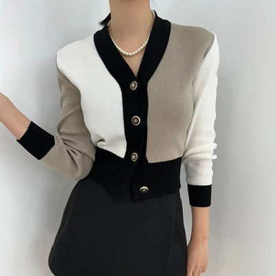 Cardigan Coréen Élégant Femme