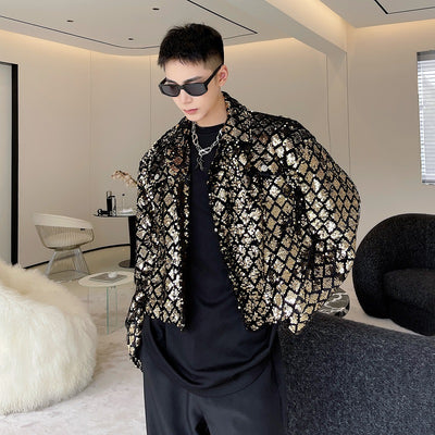 Korean Sequined Short Jacket