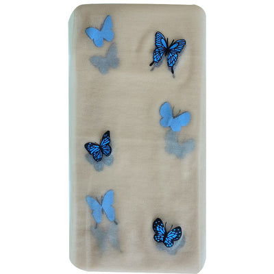 Chaussettes Coréennes Papillon Bleu