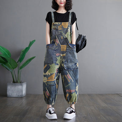 Korean Denim Overalls for Women