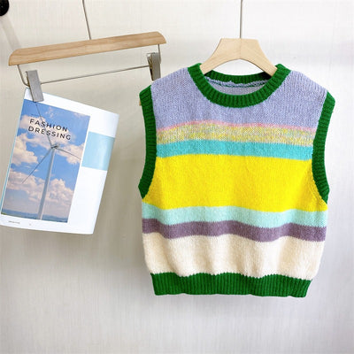 Korean Sleeveless Knitted Vest