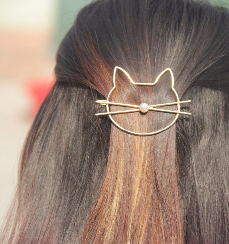 Korean Cat Shape Hair Clip