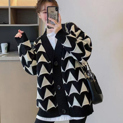 Korean Cardigan Women Autumn Winter