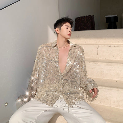 Korean Sequin Shirt