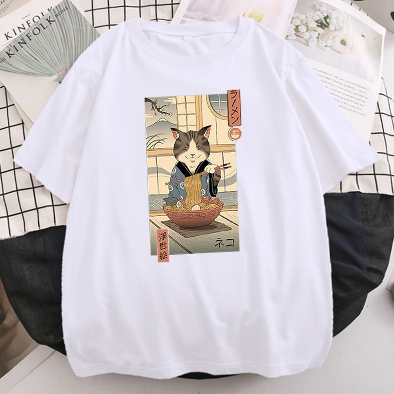 Korean Kitten Short Sleeve T-shirt