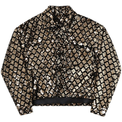 Korean Sequined Short Jacket