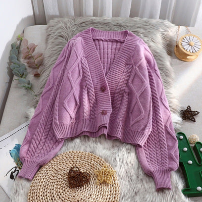 Korean Knitted Cardigan Women