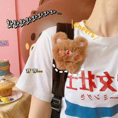 Korean Teddy Bear Brooch