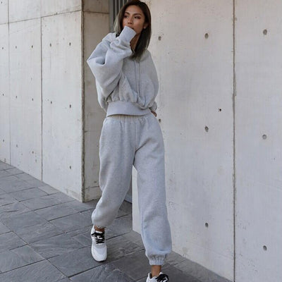 Korean Style Hooded Sports Set