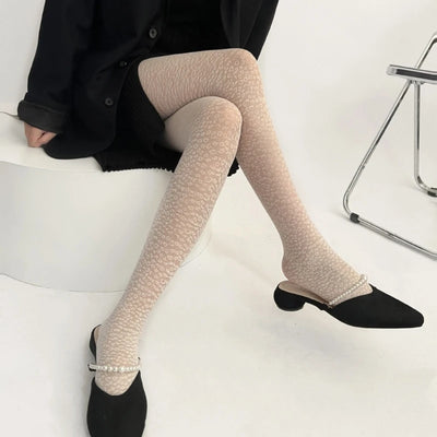 Collants Léopard Coréens Femme