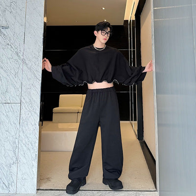 Korean Sweatshirt and Pants Set