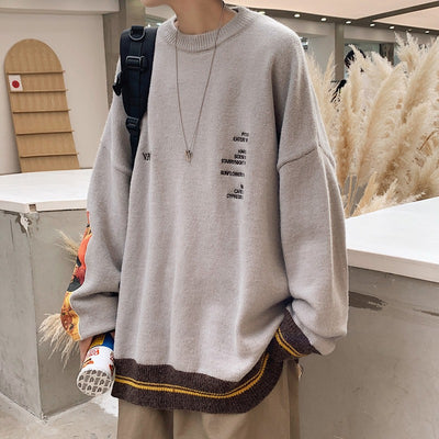 Korean Retro Oversized Sweater