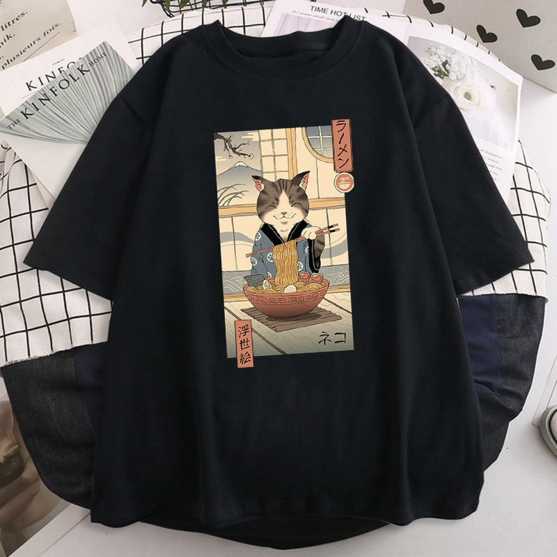 Korean Kitten Short Sleeve T-shirt