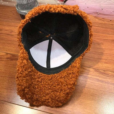 Korean Style Fur Hip-Hop Cap