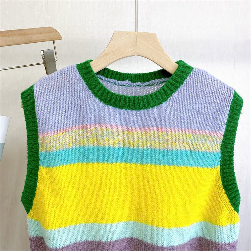 Korean Sleeveless Knitted Vest