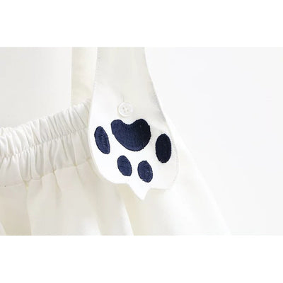 Korean Cat Dog Maxi Dress