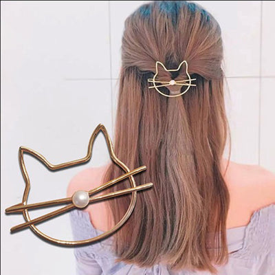 Korean Cat Shape Hair Clip