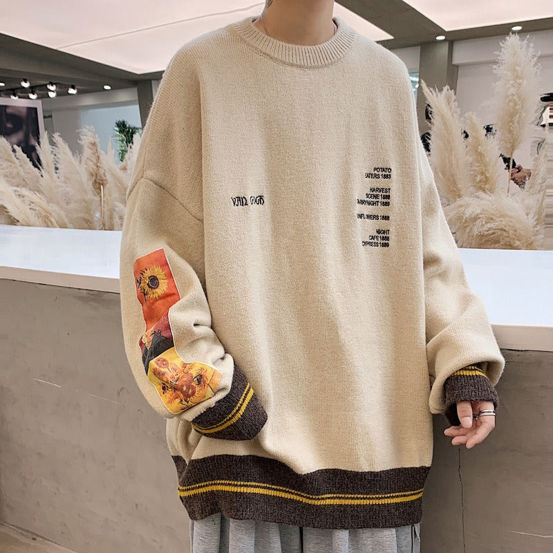 Korean Retro Oversized Sweater