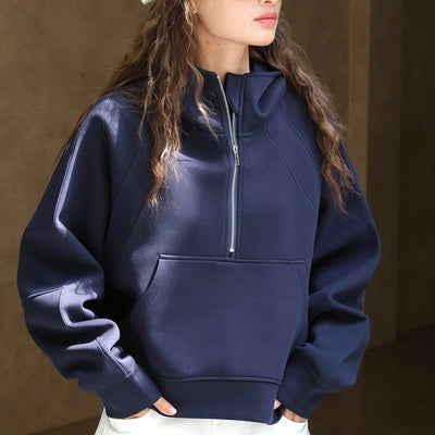 Korean Women's Zip Up Hoodie