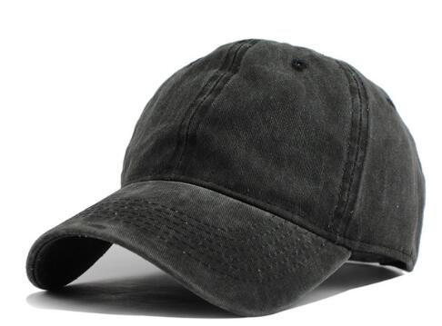 Washed Cotton Baseball Cap - Korean Style