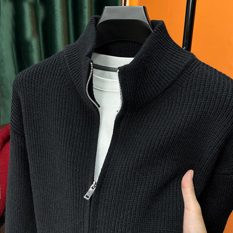 Cardigan Zippé Coréen Homme