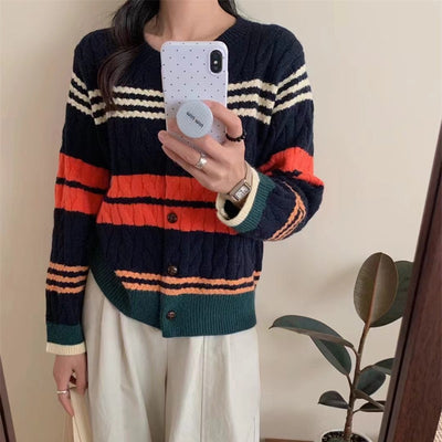 Korean Knitted Cardigan Women