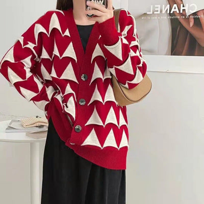 Korean Cardigan Women Autumn Winter