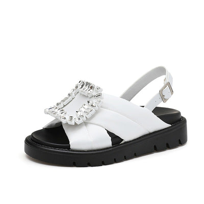 Korean Buckle Flat Sandals