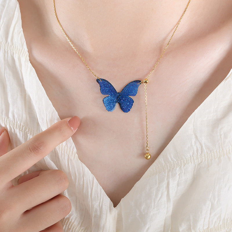 Collier Papillon Coréen