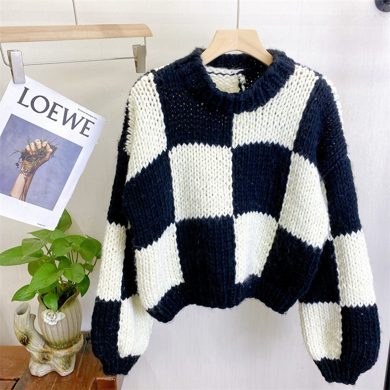 Korean Hand Woven Thick Sweater