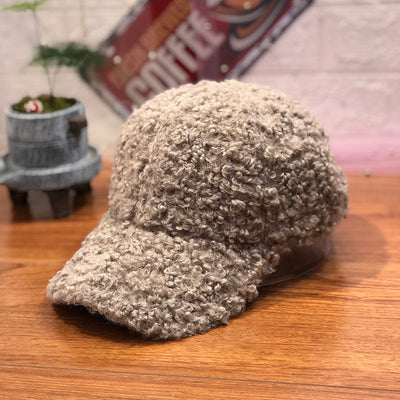 Korean Style Fur Hip-Hop Cap