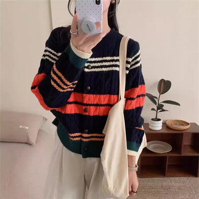 Korean Knitted Cardigan Women