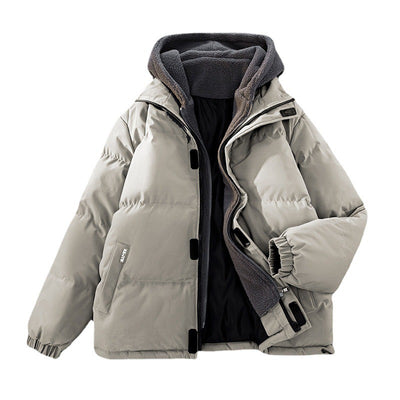 Manteau Épais à Capuche Homme Coréen