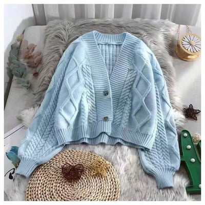 Korean Knitted Cardigan Women