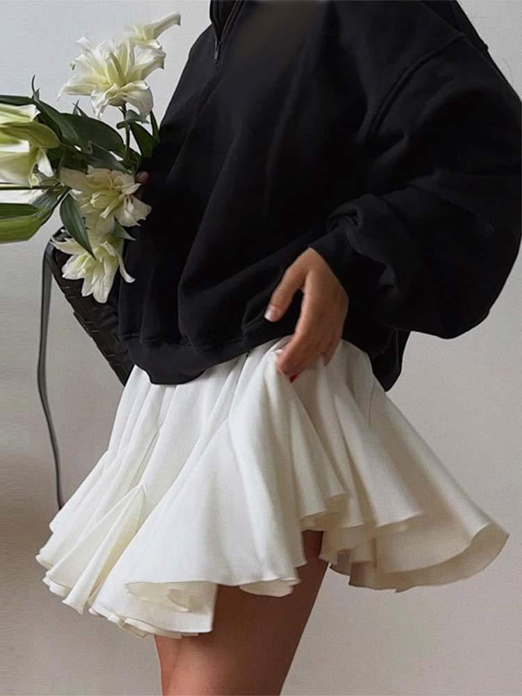 Korean Mini Pleated Dress