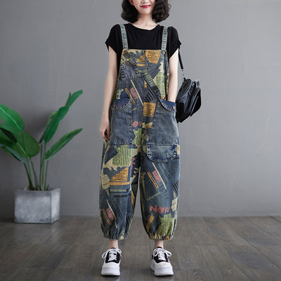 Korean Denim Overalls for Women