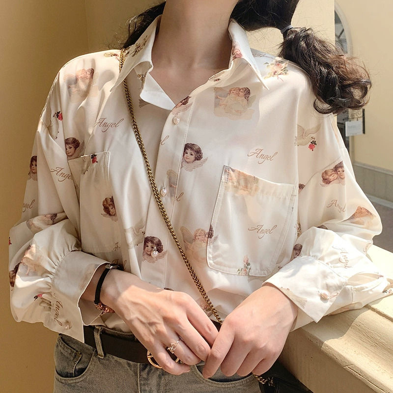 Korean Vintage Blouse for Women