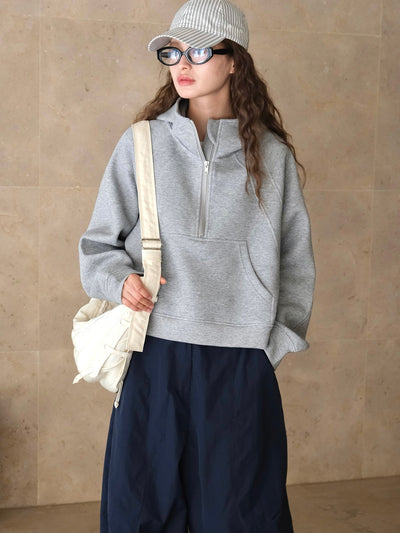 Korean Women's Zip Up Hoodie