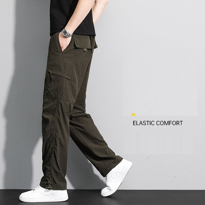 Korean Lightweight Straight Pants