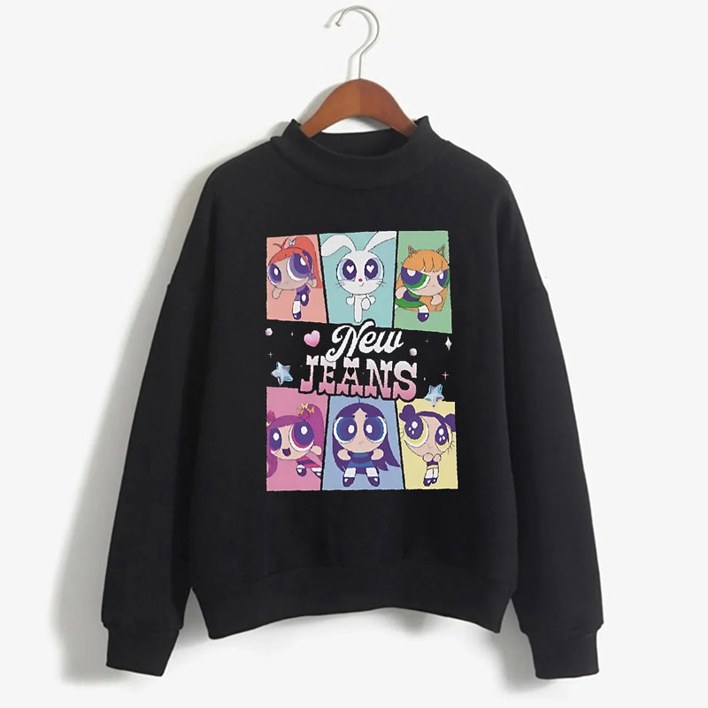 Sweatshirt Newjeans Cartoon