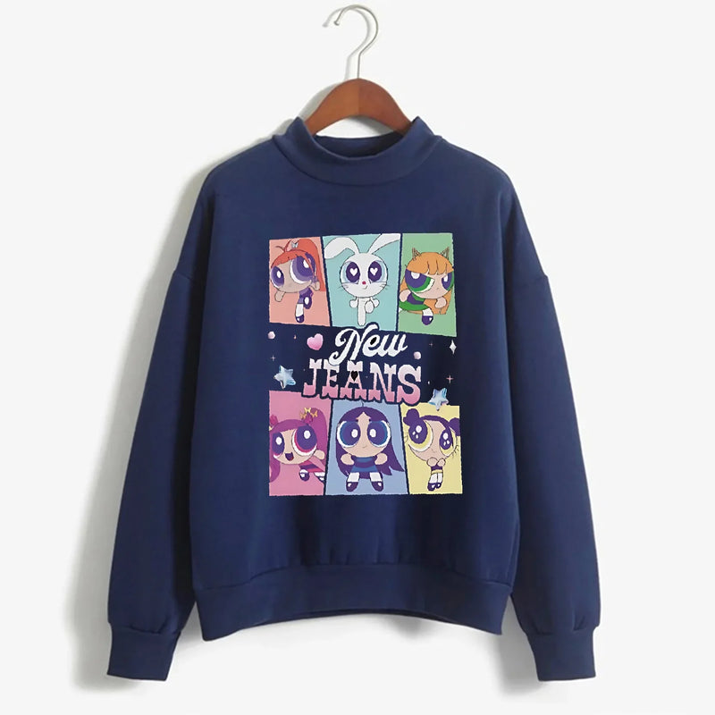 Sweatshirt Newjeans Cartoon