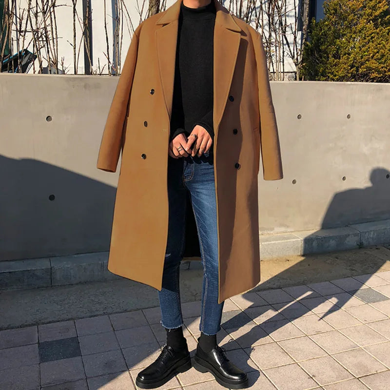 Korean Slim Trench Coat