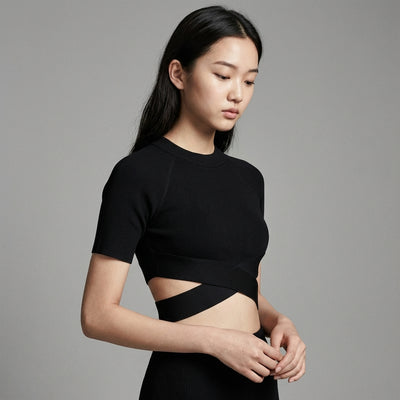 Mannequin teen - Crop Top Blackpink - Rouge / S