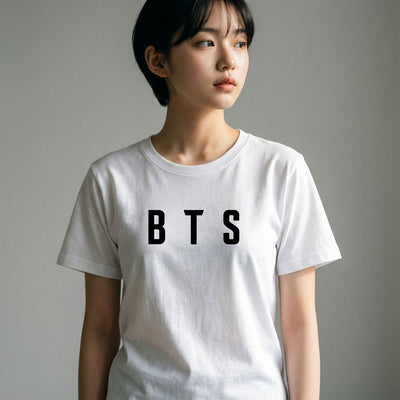 Mannequin teen - T Shirt BTS - Blanc / XS
